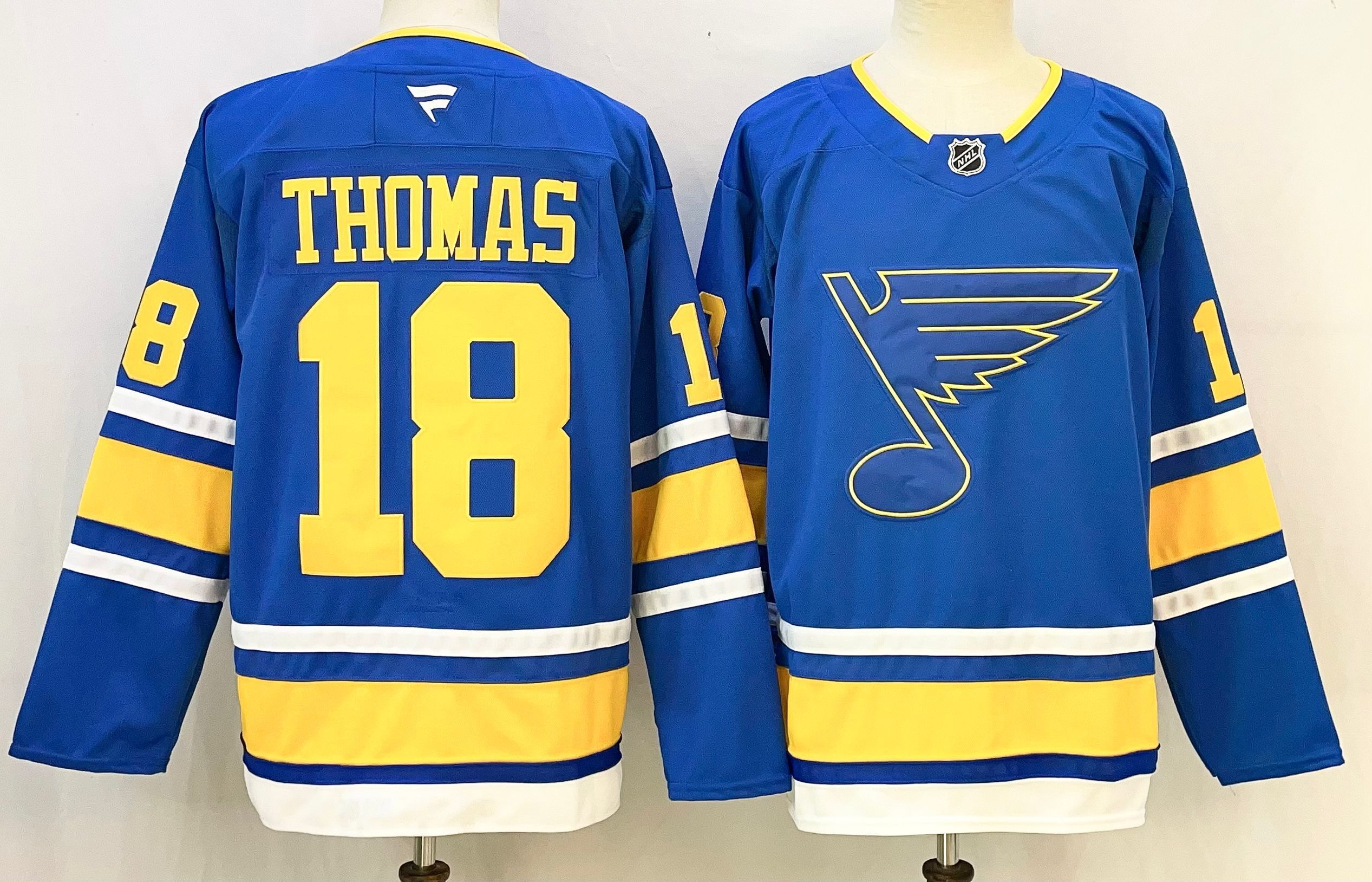 Men St.Louis Blues #18 Thomas Blue 2026 Adidias NHL Jersey style 001-0